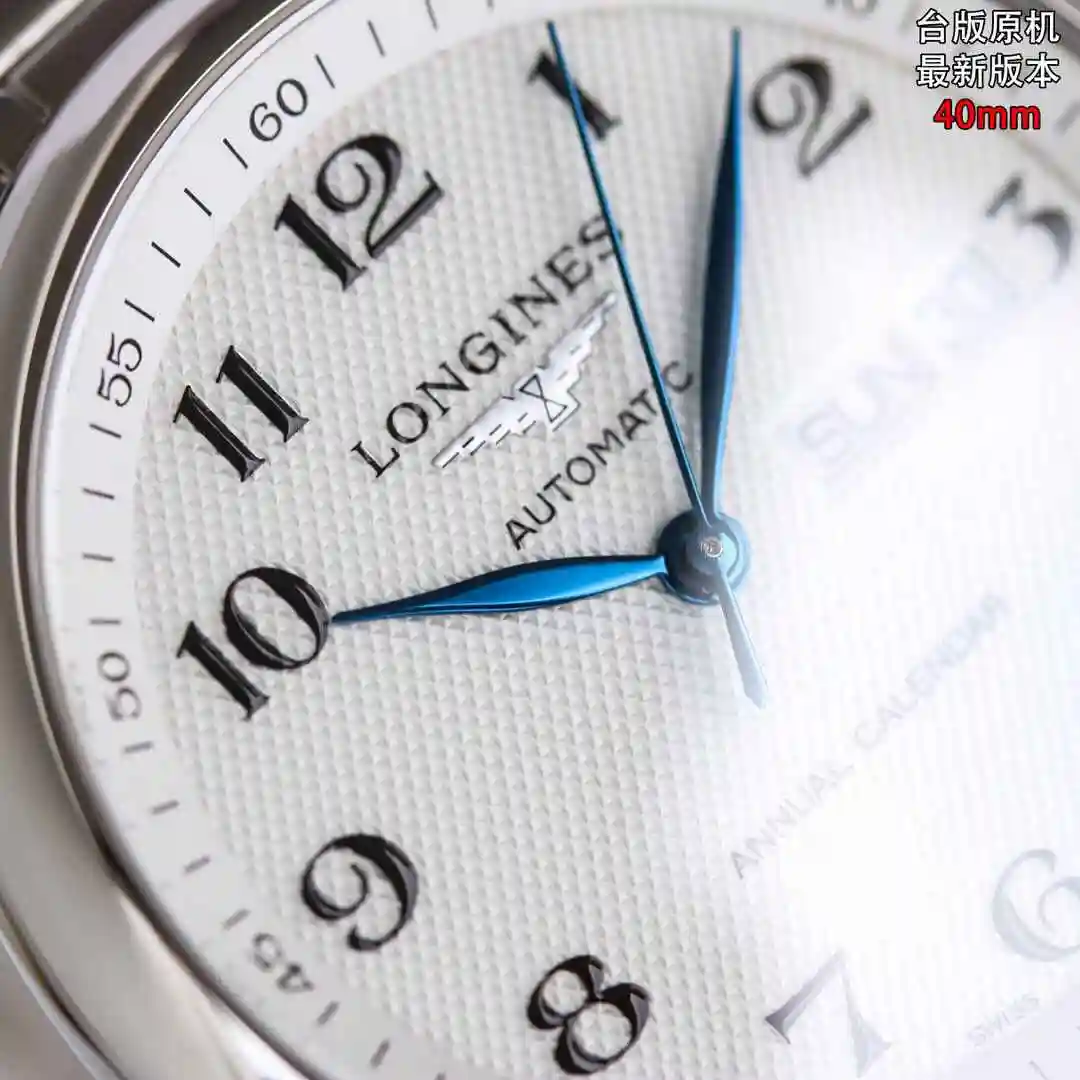 General Watches Longines watch for men with original fully automatic mechanical movement, top grade 316 precision steel case with mineral super strong mirror diameter 40mm kk018500 view 6