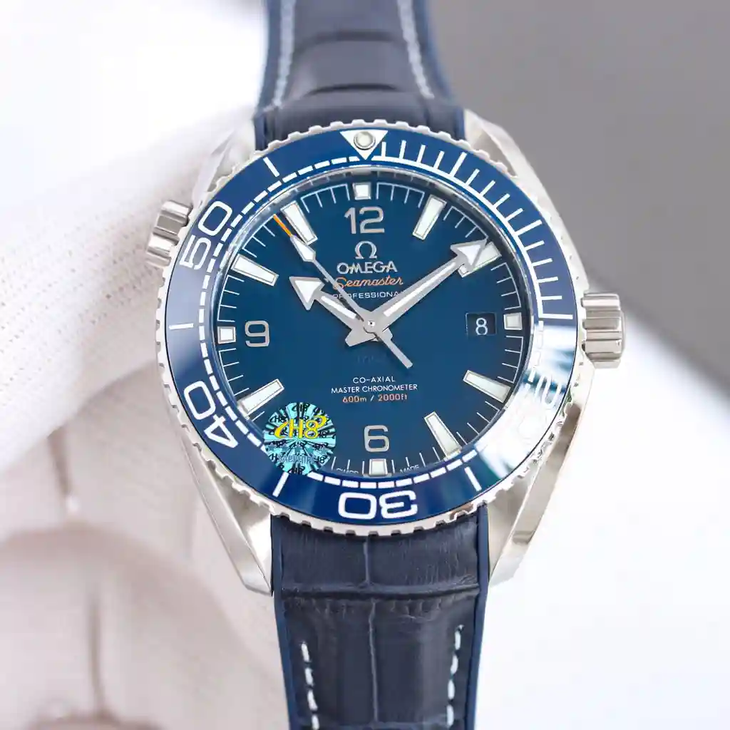 General Watches Omega Ou@mega watch men's watch with original fully automatic mechanical movement top 316 stainless steel case strap mineral super mirror diameter 43mm KK view 9