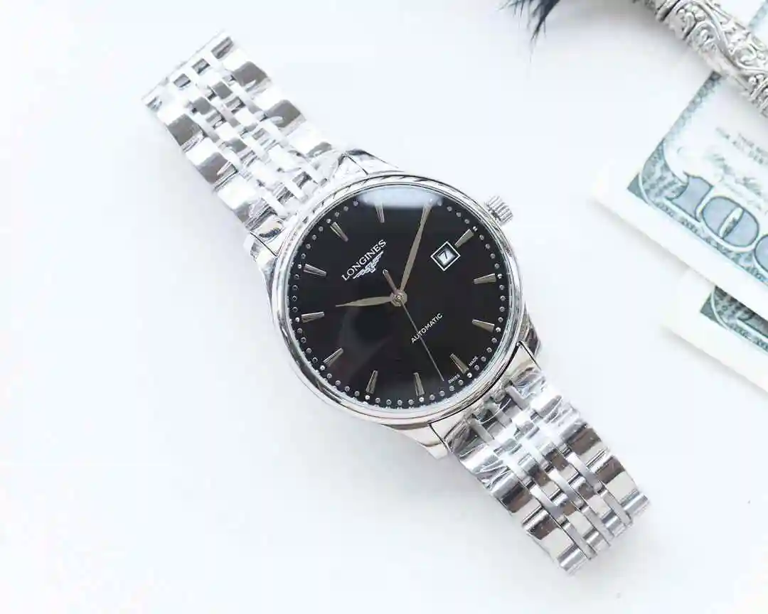 General Watches Longines Watch Men's Watch Paired with Original Fully Automatic Mechanical Movement Top Grade 316 Precision Steel Case with Mineral Super Strong Mirror Diameter 42mm KK04350 1 view 7