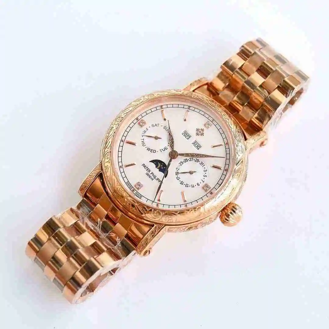 General Watches Patek Philippe Watch Men's Watch Paired with Original Fully Automatic Mechanical Movement Top Grade 316 Precision Steel Case Case with Mineral Super Strong Mirror Diameter 42mm kk013500 view 2