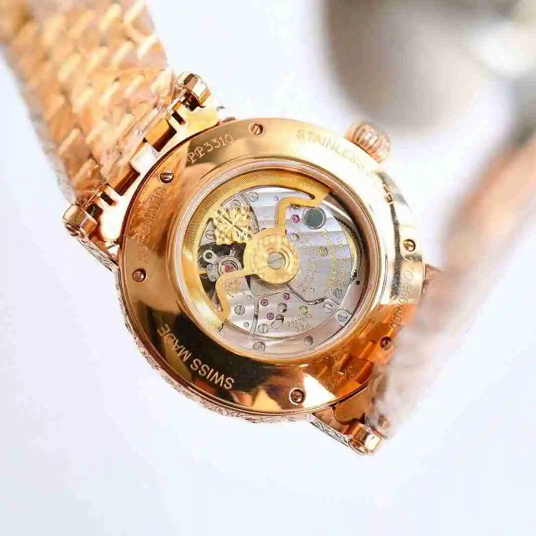 General Watches Patek Philippe Watch Men's Watch Paired with Original Fully Automatic Mechanical Movement Top Grade 316 Precision Steel Case Case with Mineral Super Strong Mirror Diameter 42mm kk013500 view 4