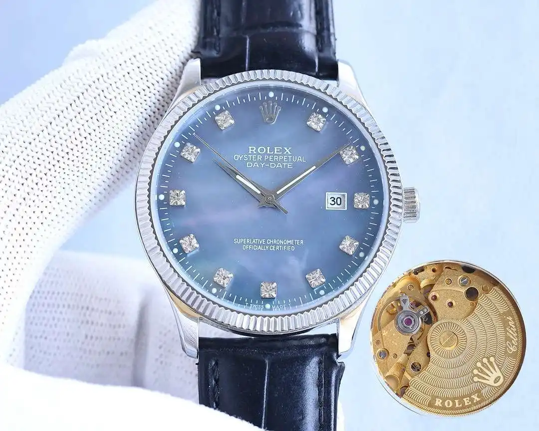 General Watches Watch, men's watch with original fully automatic mechanical movement, top-grade 316 stainless steel case and strap, mineral super mirror, diameter 40cm KK05450 view 5
