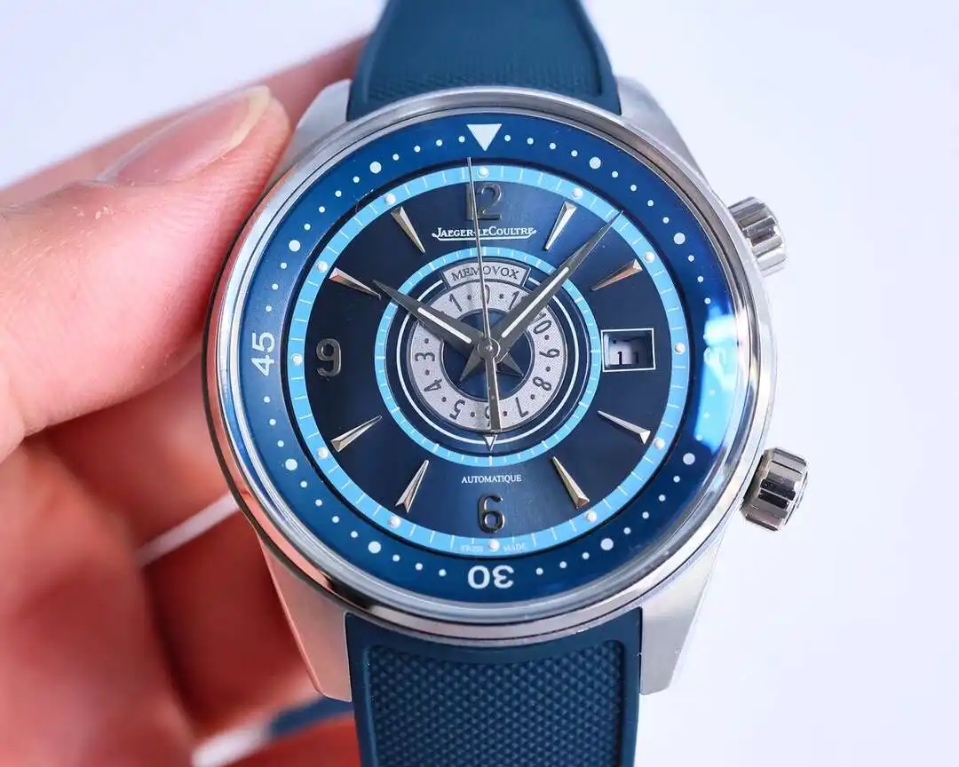 General Watches Jaeger-LeCoultre watch men's watch with original fully automatic mechanical movement top 316 stainless steel case strap mineral super mirror diameter 42mm KK view 9