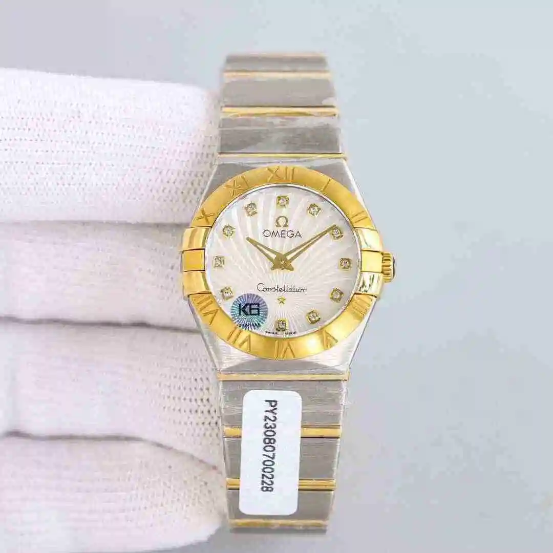 General Watches Omega Watch Women's Watch Paired with Original Fully Automatic Mechanical Movement Top Grade 316 Precision Steel Case with Mineral Super Strong Mirror Diameter 27mm kk011500 view 4