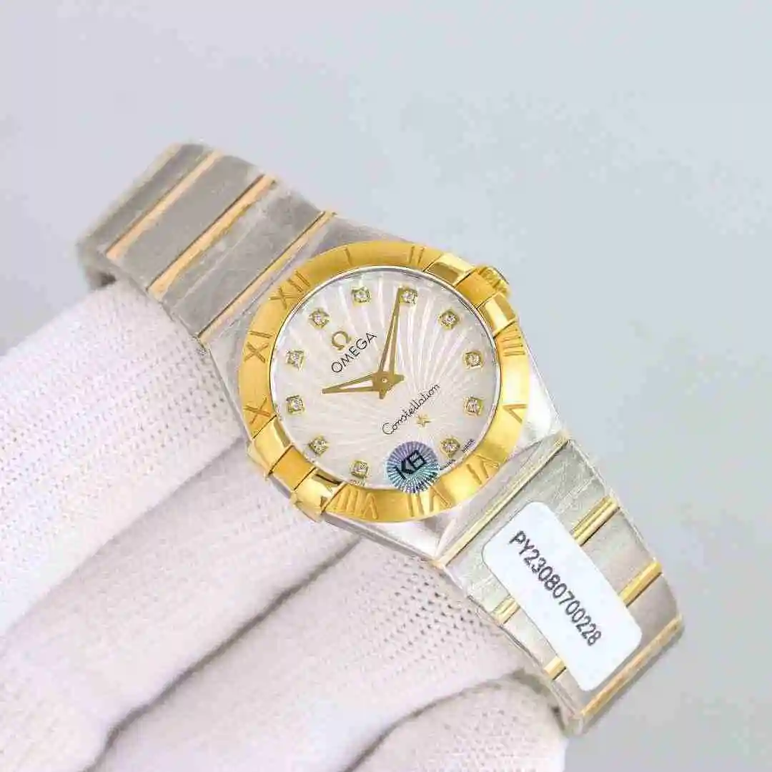 General Watches Omega Watch Women's Watch Paired with Original Fully Automatic Mechanical Movement Top Grade 316 Precision Steel Case with Mineral Super Strong Mirror Diameter 27mm kk011500 view 6