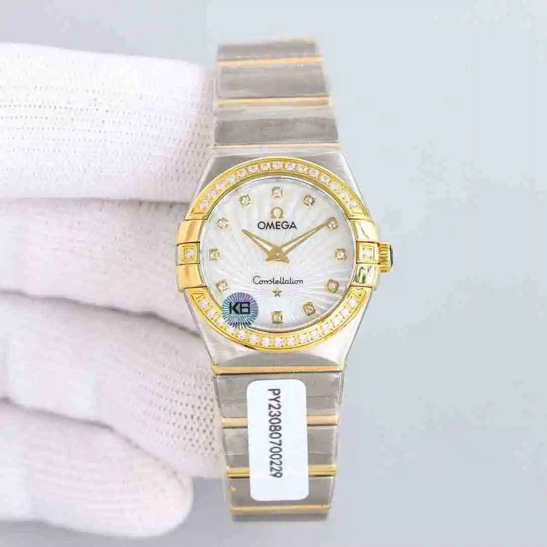 General Watches Omega Watch Women's Watch Paired with Original Fully Automatic Mechanical Movement Top Grade 316 Precision Steel Case with Mineral Super Strong Mirror Diameter 27mm kk011500 view 8