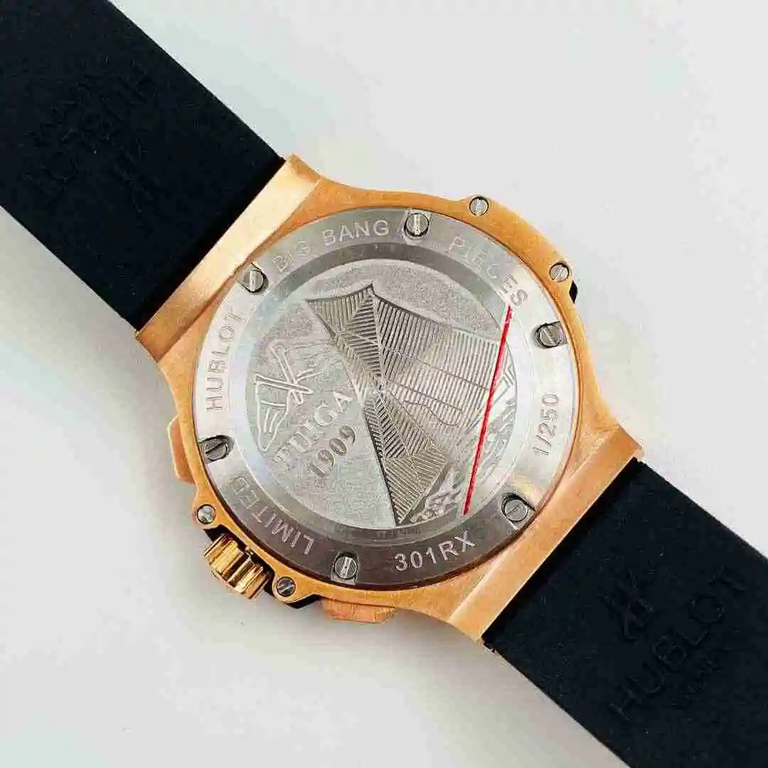 General Watches HUBLOT UBO Watch Men's Watch Paired with Original Fully Automatic Mechanical Movement Top Grade 316 Precision Steel Case with Mineral Super Strong Mirror Diameter 38mm KK04750 view 4