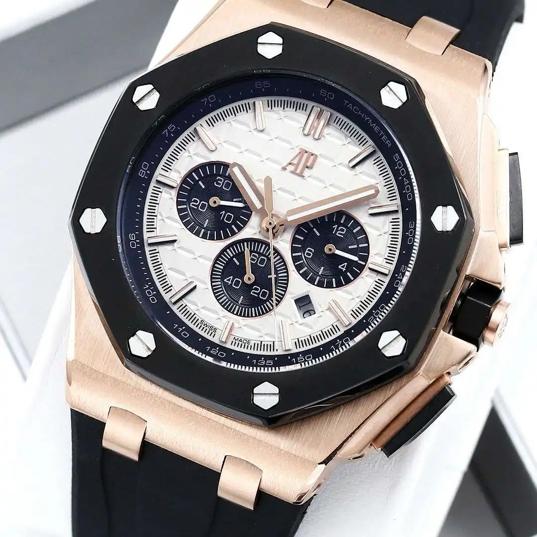 General Watches Watch Men's watch with original fully automatic mechanical movement, top-grade 316 stainless steel case and strap, mineral super mirror, diameter 42cm KK06050 4 view 4