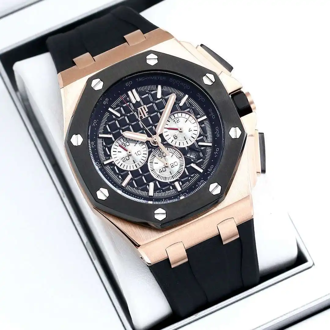 General Watches Watch Men's watch with original fully automatic mechanical movement, top-grade 316 stainless steel case and strap, mineral super mirror, diameter 42cm KK06050 4 view 5