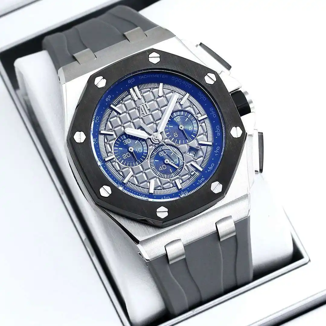 General Watches Watch Men's watch with original fully automatic mechanical movement, top-grade 316 stainless steel case and strap, mineral super mirror, diameter 42cm KK06050 4 view 7