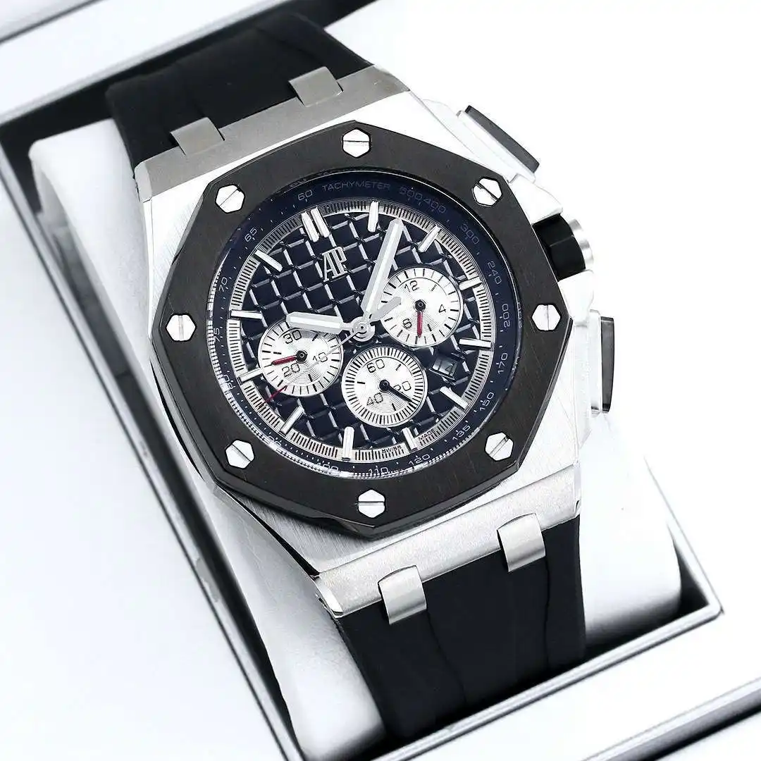 General Watches Watch Men's watch with original fully automatic mechanical movement, top-grade 316 stainless steel case and strap, mineral super mirror, diameter 42cm KK06050 4 view 8