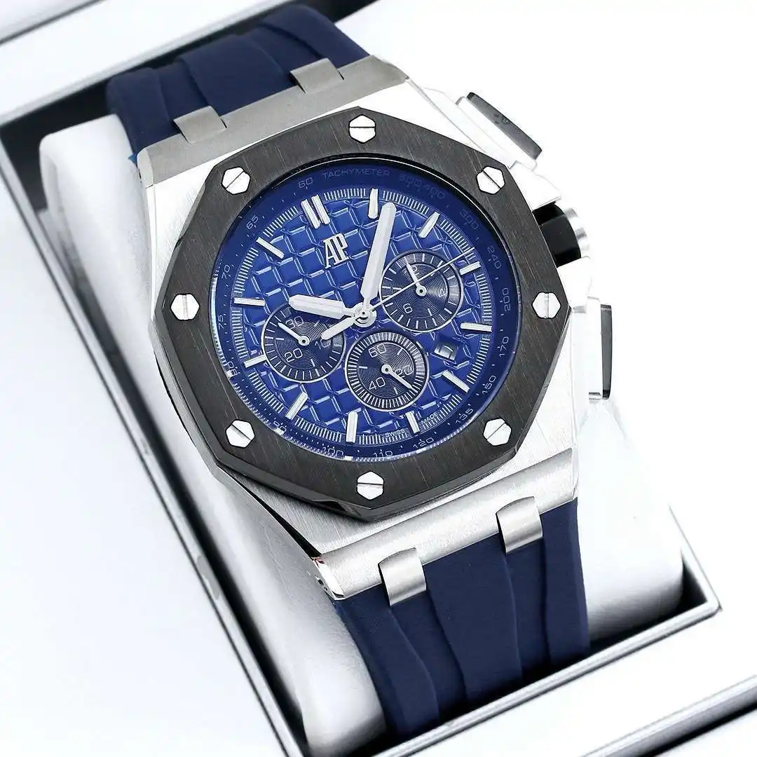 General Watches Watch Men's watch with original fully automatic mechanical movement, top-grade 316 stainless steel case and strap, mineral super mirror, diameter 42cm KK06050 4 view 9
