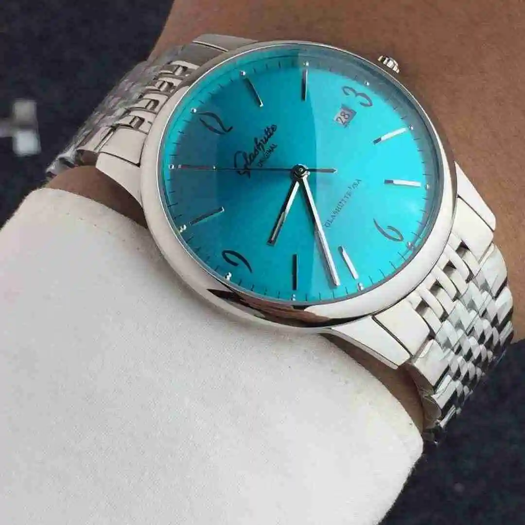 General Watches Glash tte Original White 470 Gold 490 Watch view 5