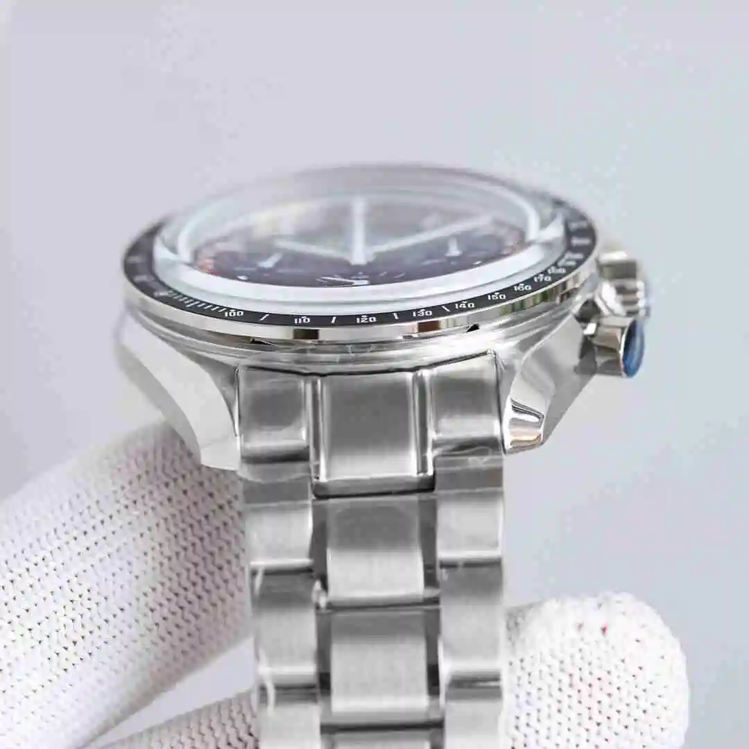 General Watches Omega Watch Men's Watch Paired with Original Fully Automatic Mechanical Movement Top Grade 316 Precision Steel Case with Mineral Super Strong Mirror Diameter 42mm KK012500 view 5