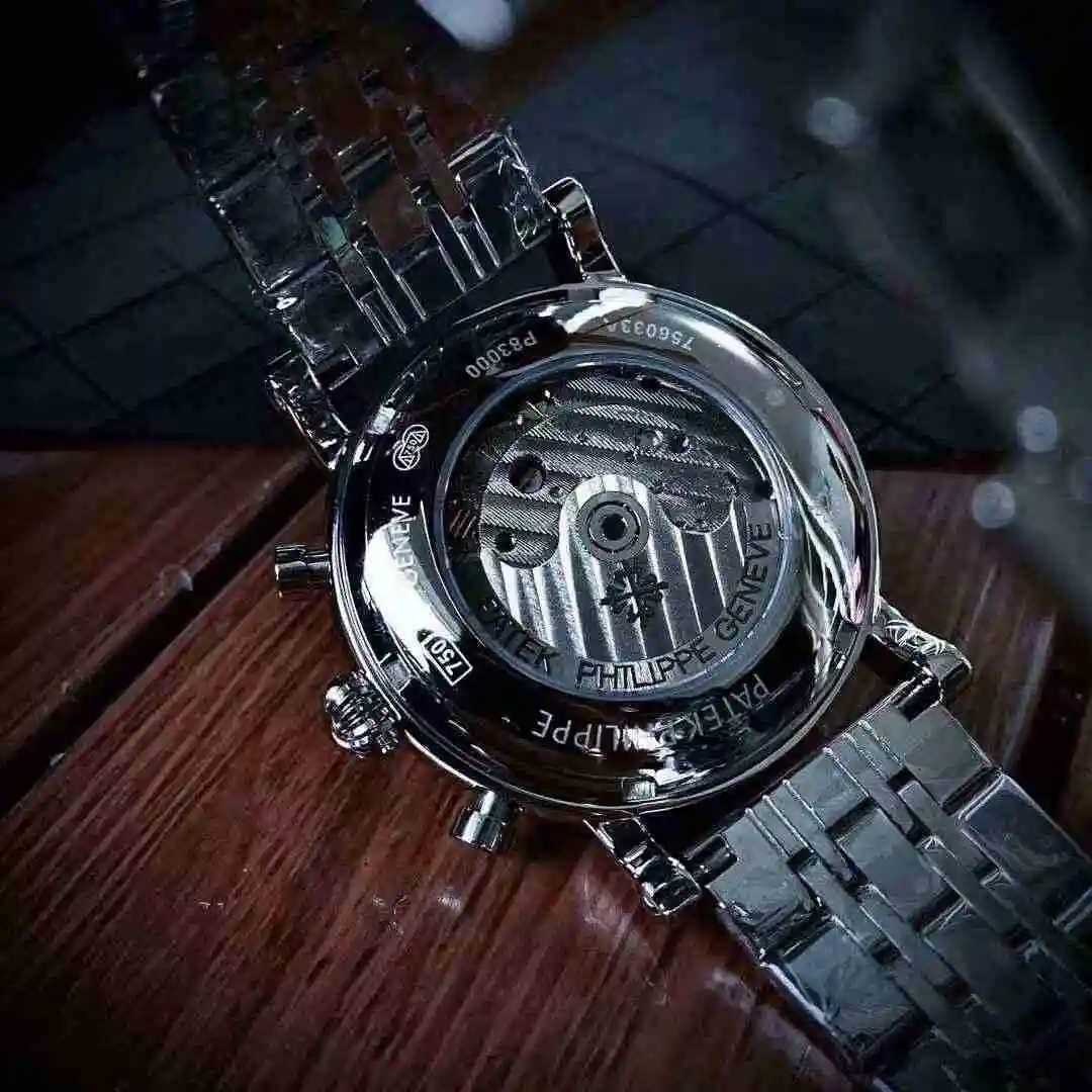 General Watches Patek Philippe Watch Men's Watch Paired with Original Fully Automatic Mechanical Movement Top Grade 316 Precision Steel Case Case with Mineral Super Strong Mirror Diameter 43mm KK04650 3 view 2