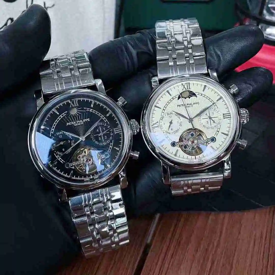 General Watches Patek Philippe Watch Men's Watch Paired with Original Fully Automatic Mechanical Movement Top Grade 316 Precision Steel Case Case with Mineral Super Strong Mirror Diameter 43mm KK04650 3 view 4