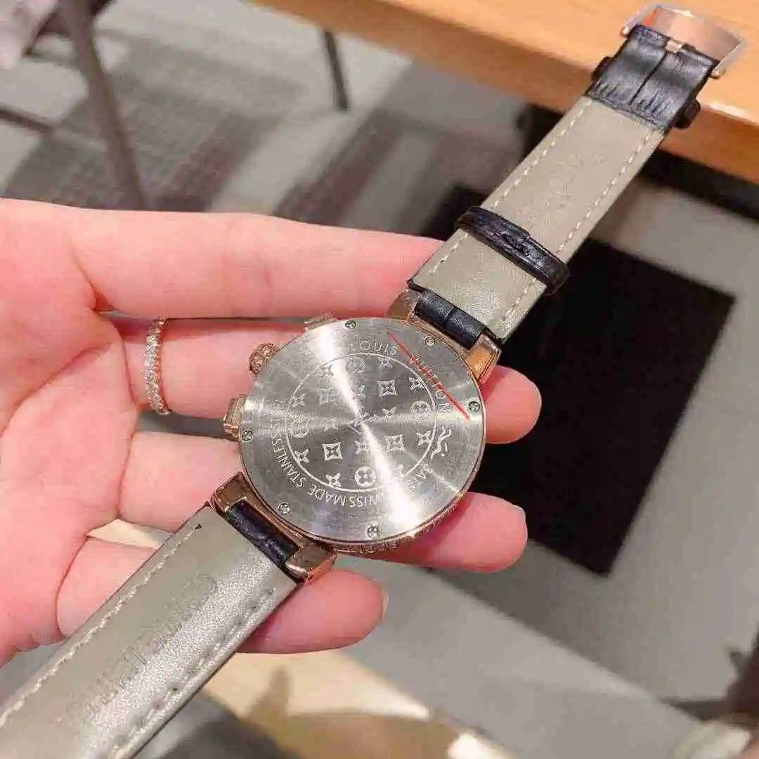 General Watches LV Watch Couple Pair Watch Paired with Original Fully Automatic Mechanical Movement Top grade 316 Precision Steel Case with Mineral Super Strong Mirror Diameter 41mm KK06250 view 2