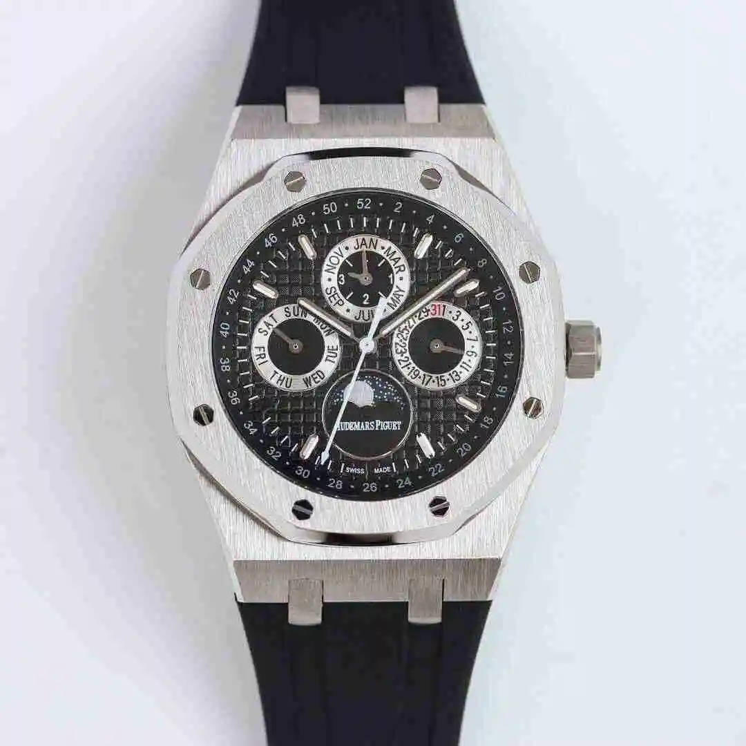 General Watches Audemars Piguet Aibi Watch Men's Watch Paired with Original Fully Automatic Mechanical Movement, Top Grade 316 Precision Steel Case with Mineral Super Strong Mirror Diameter 41mm kk011500 view 6