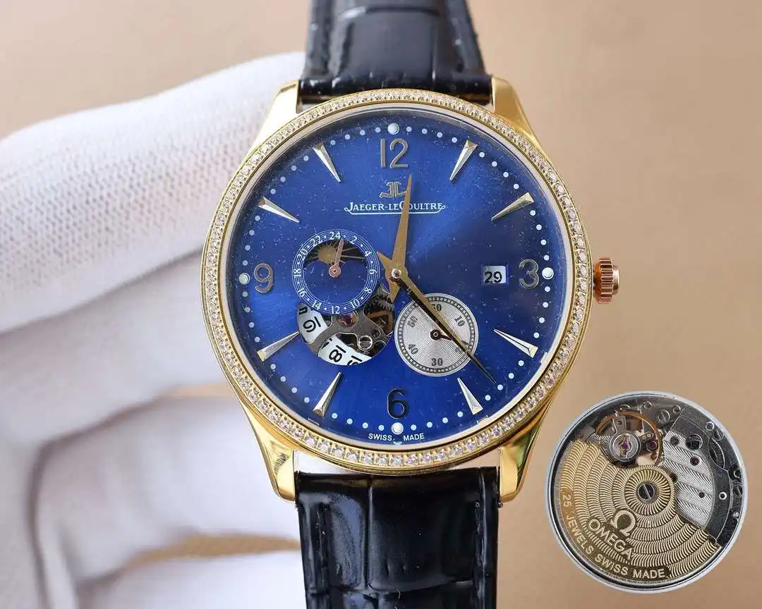 General Watches Watch, men's watch with original fully automatic mechanical movement, top-grade 316 stainless steel case and strap, mineral super mirror, diameter 41cm KK05750 view 5