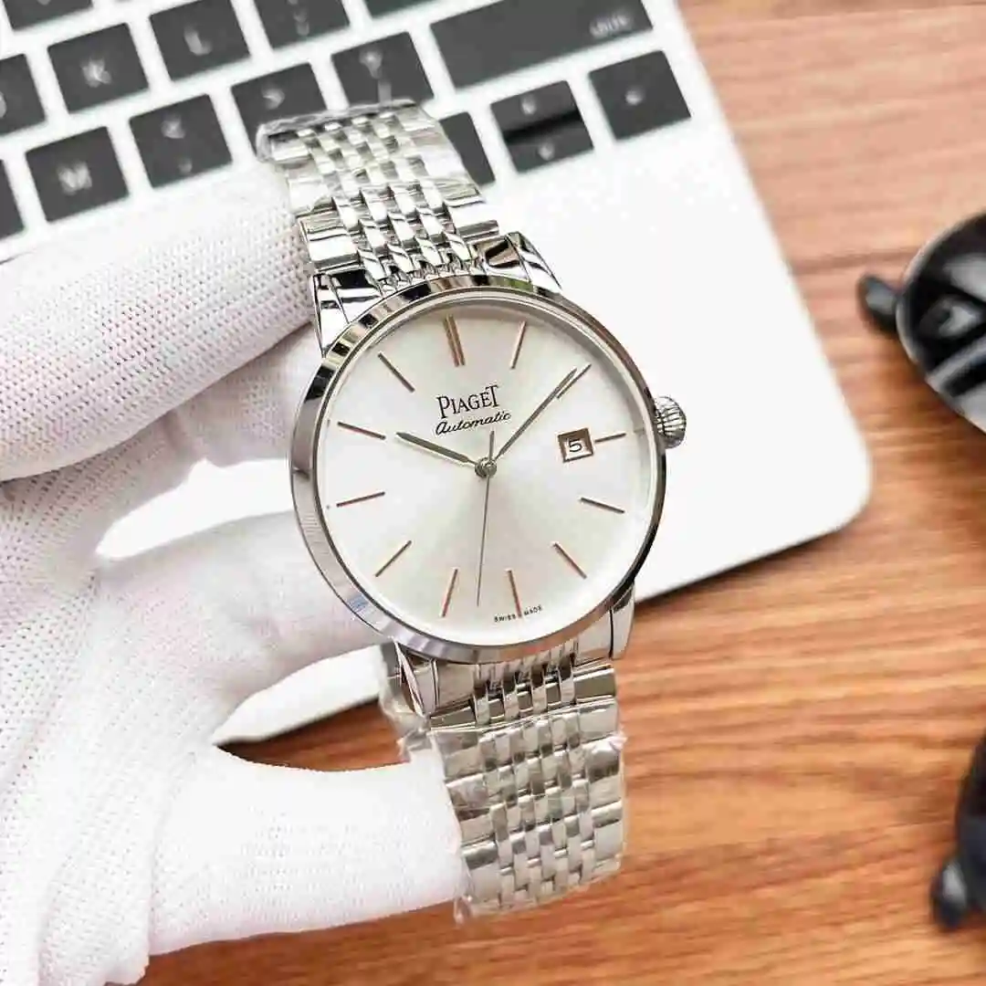 General Watches Piaget Earl Watch Men's Watch Paired with Original Fully Automatic Mechanical Movement Top Grade 316 Precision Steel Case with Mineral Super Strong Mirror Diameter 40mm KK05450 view 8