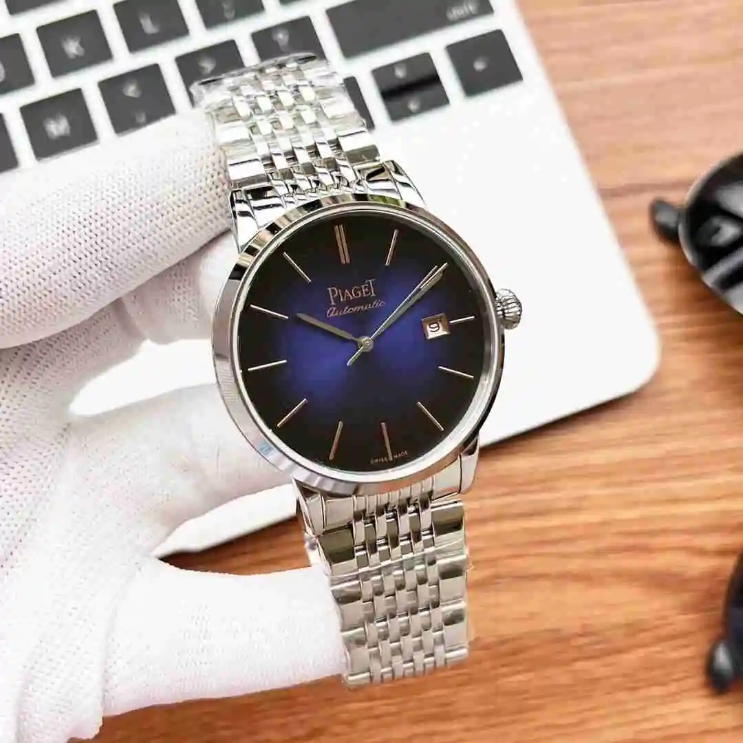 General Watches Piaget Earl Watch Men's Watch Paired with Original Fully Automatic Mechanical Movement Top Grade 316 Precision Steel Case with Mineral Super Strong Mirror Diameter 40mm KK05450 view 9