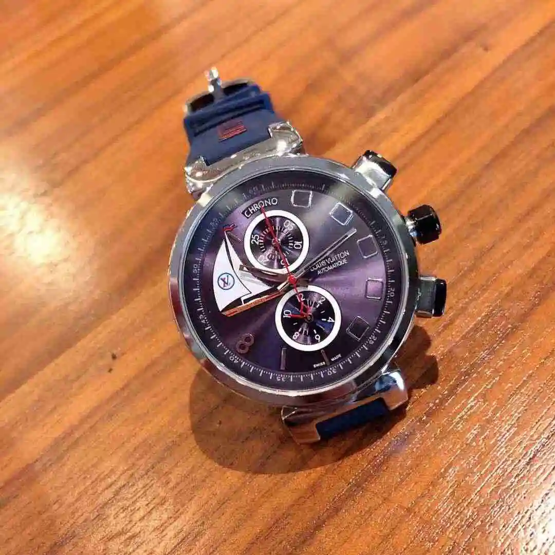 General Watches LV watch for men with original fully automatic mechanical movement, top grade 316 precision steel case with mineral super strong mirror diameter 42mm KK02950 1 view 4