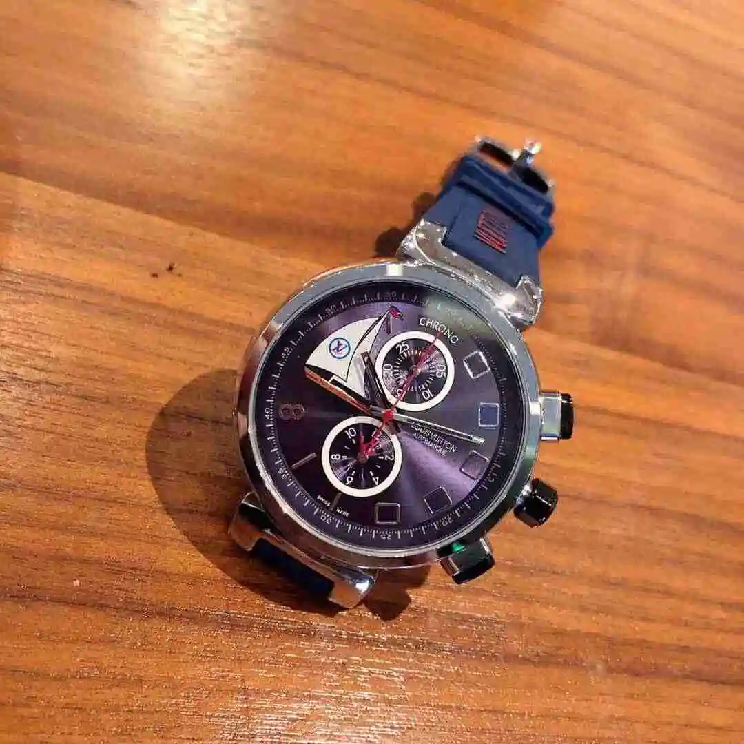 General Watches LV watch for men with original fully automatic mechanical movement, top grade 316 precision steel case with mineral super strong mirror diameter 42mm KK02950 1 view 5