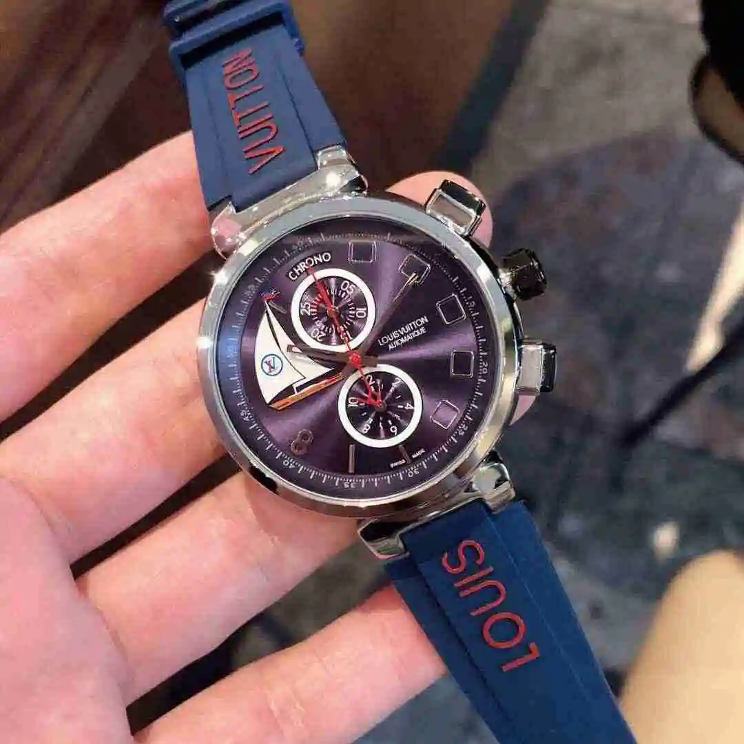 General Watches LV watch for men with original fully automatic mechanical movement, top grade 316 precision steel case with mineral super strong mirror diameter 42mm KK02950 1 view 7