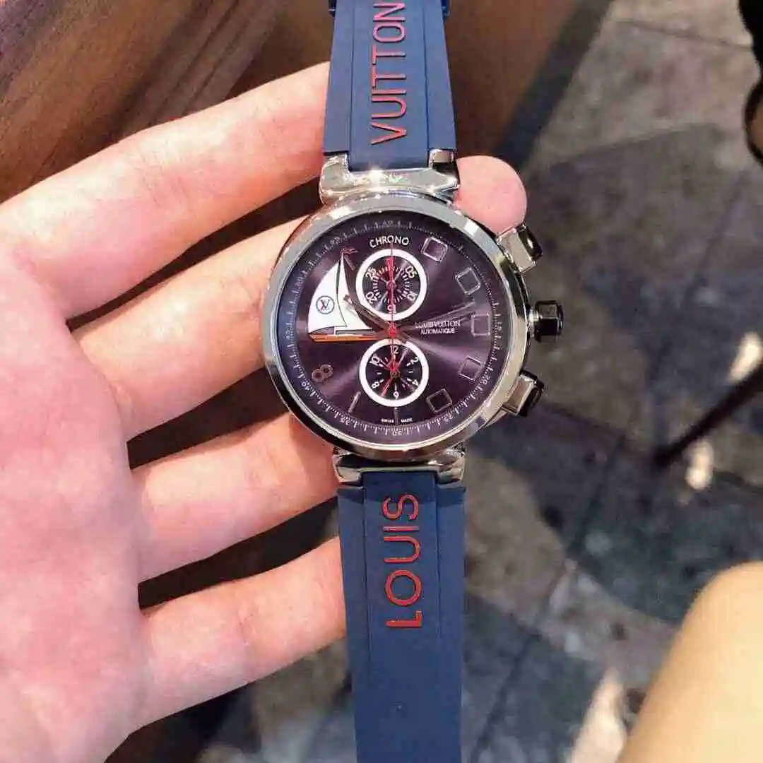 General Watches LV watch for men with original fully automatic mechanical movement, top grade 316 precision steel case with mineral super strong mirror diameter 42mm KK02950 1 view 9