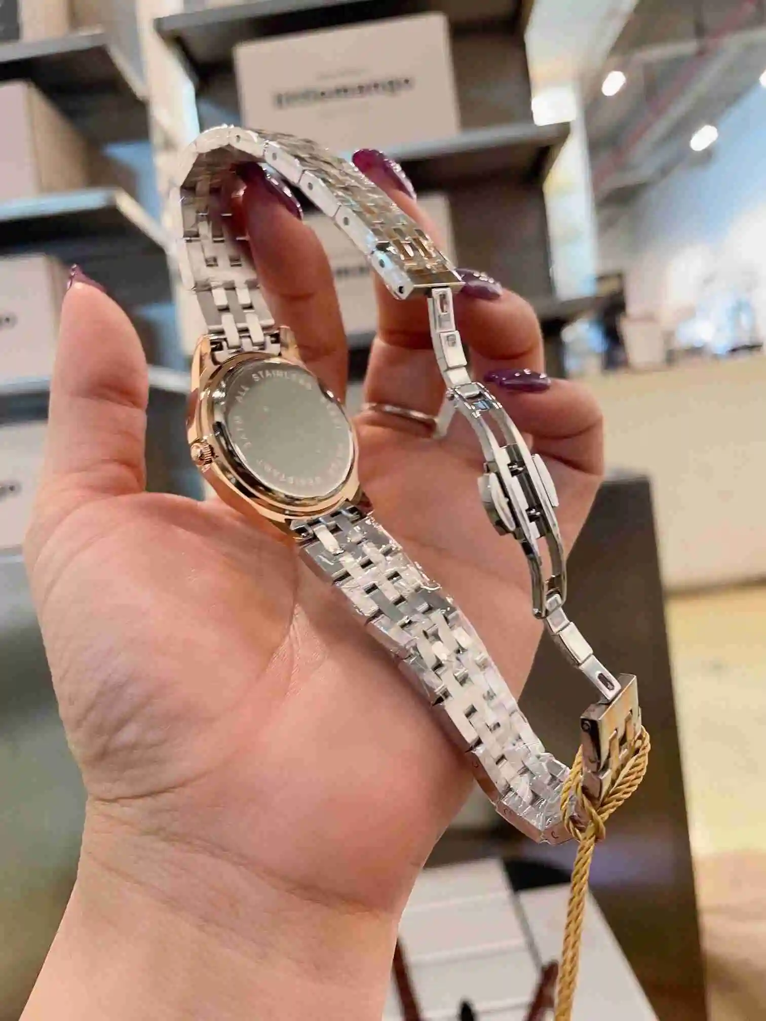 General Watches Omega Watch Women's Watch Paired with Original Fully Automatic Mechanical Movement Top Grade 316 Precision Steel Case with Mineral Super Strong Mirror Diameter 36cm KK02450 1 view 5