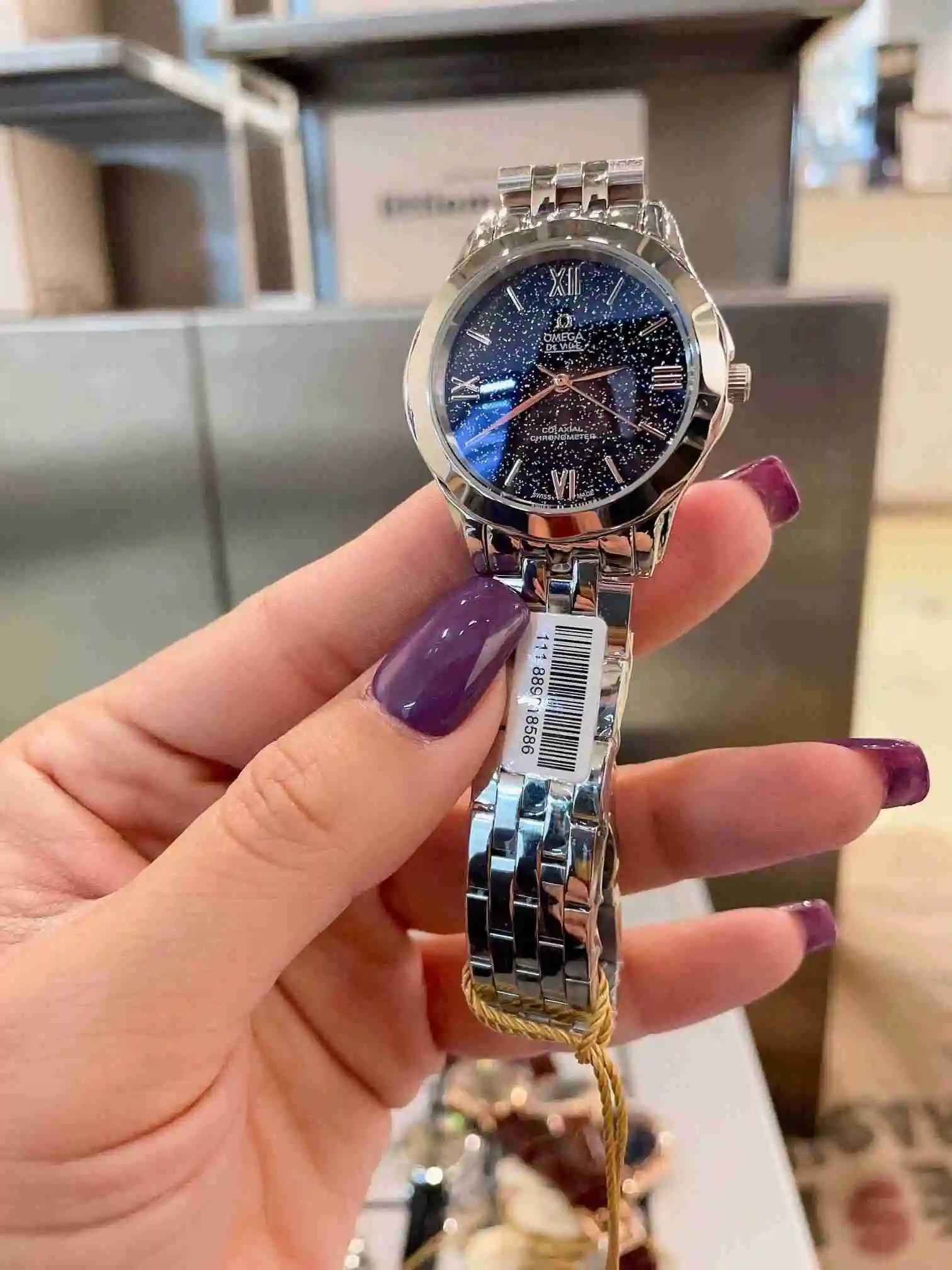 General Watches Omega Watch Women's Watch Paired with Original Fully Automatic Mechanical Movement Top Grade 316 Precision Steel Case with Mineral Super Strong Mirror Diameter 36cm KK02450 1 view 9