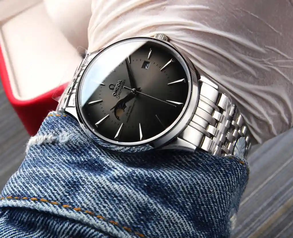 General Watches Omega Ou@Miga Watch Men's watch with original fully automatic mechanical movement, top-grade 316 stainless steel case and strap, mineral super mirror, diameter 40mm KK06250 view 5