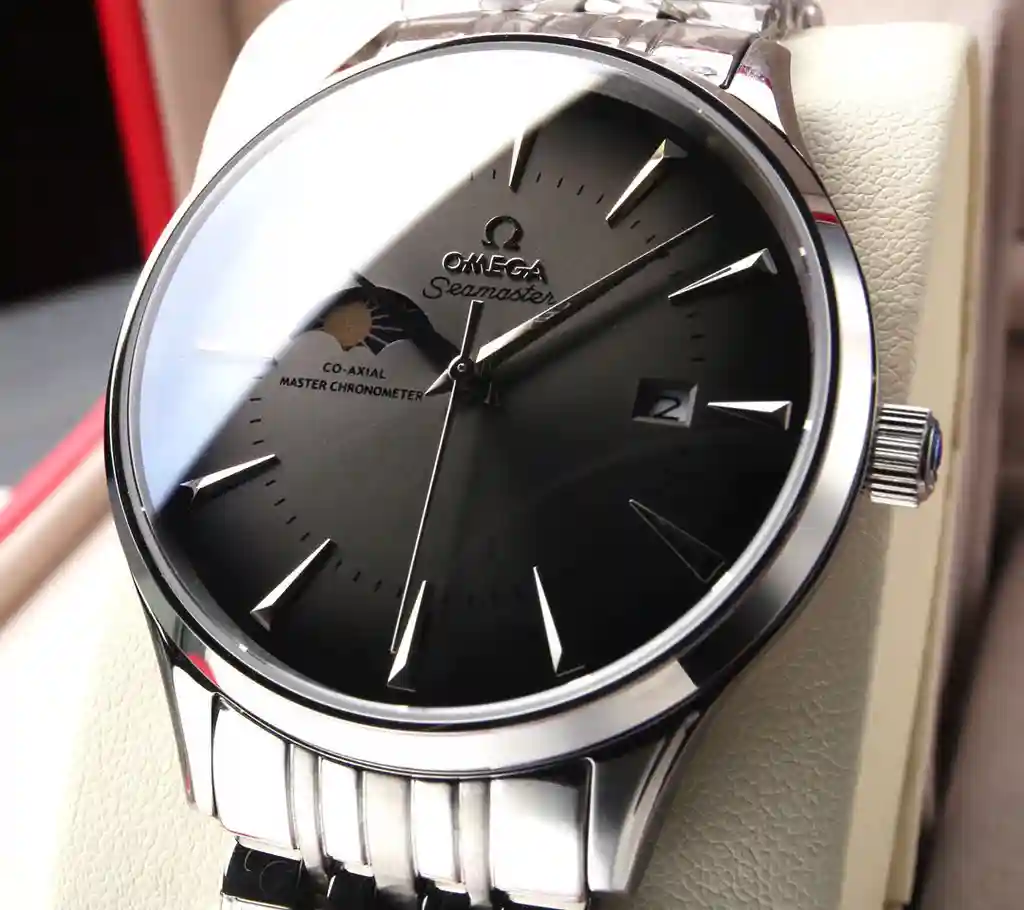 General Watches Omega Ou@Miga Watch Men's watch with original fully automatic mechanical movement, top-grade 316 stainless steel case and strap, mineral super mirror, diameter 40mm KK06250 view 8