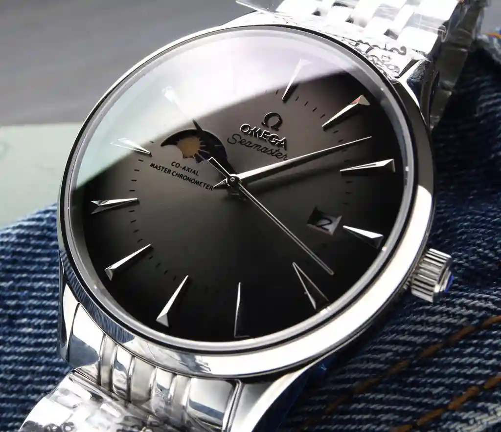 General Watches Omega Ou@Miga Watch Men's watch with original fully automatic mechanical movement, top-grade 316 stainless steel case and strap, mineral super mirror, diameter 40mm KK06250 view 9