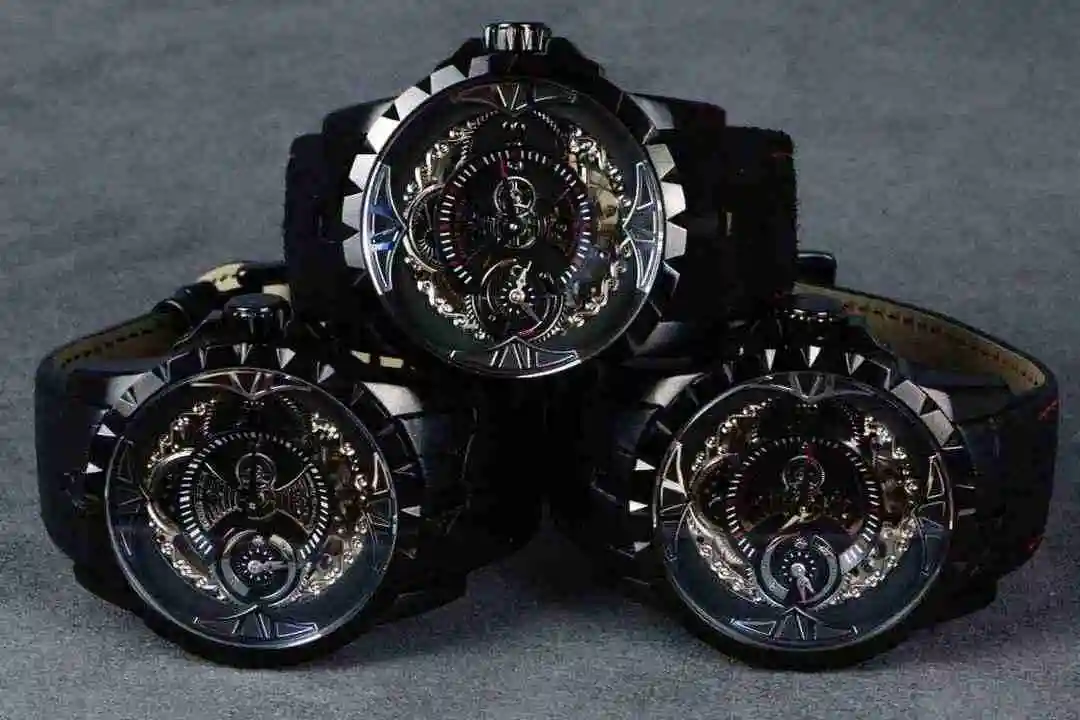 General Watches Roger Duby White 460 Rose Black 480 Watch view 2