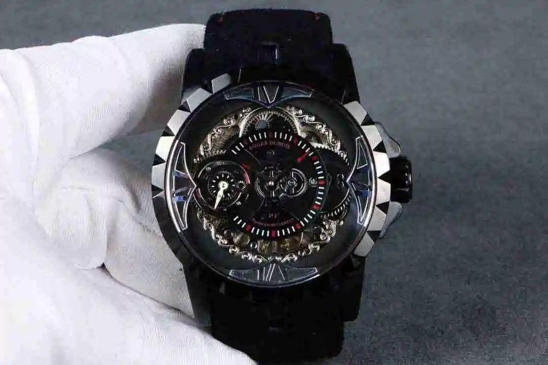 General Watches Roger Duby White 460 Rose Black 480 Watch view 3