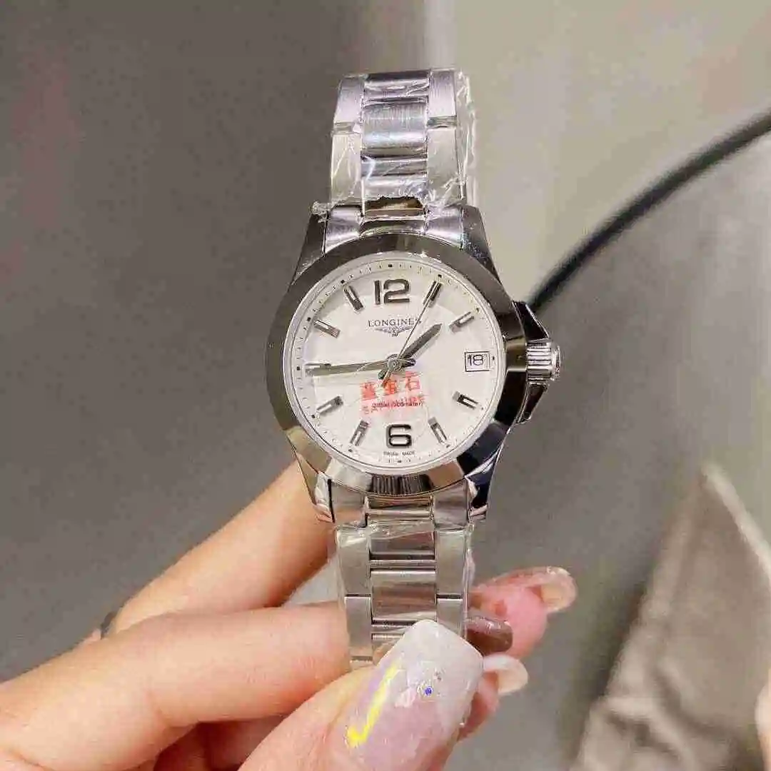 General Watches Longines Watch Women's Watch Paired with Original Fully Automatic Mechanical Movement Top Grade 316 Precision Steel Case with Mineral Super Strong Mirror Diameter 30mm KK02550 view 3