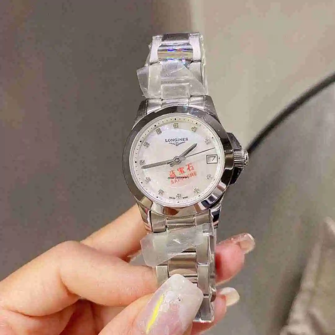 General Watches Longines Watch Women's Watch Paired with Original Fully Automatic Mechanical Movement Top Grade 316 Precision Steel Case with Mineral Super Strong Mirror Diameter 30mm KK02550 view 4