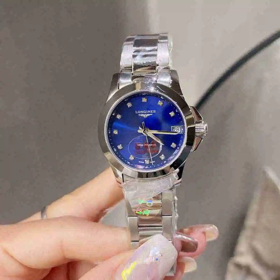 General Watches Longines Watch Women's Watch Paired with Original Fully Automatic Mechanical Movement Top Grade 316 Precision Steel Case with Mineral Super Strong Mirror Diameter 30mm KK02550 view 6