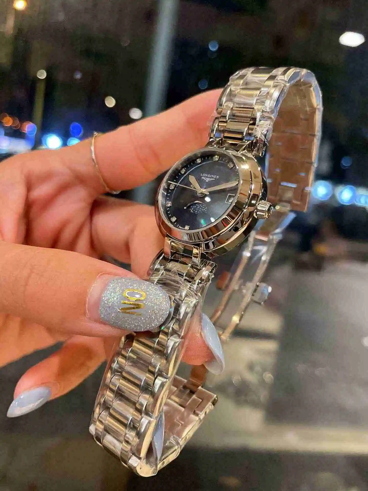 General Watches Longines Watch Women's Watch Paired with Original Fully Automatic Mechanical Movement Top Grade 316 Precision Steel Case with Mineral Super Strong Mirror Diameter 30mm KK02650 1 view 4
