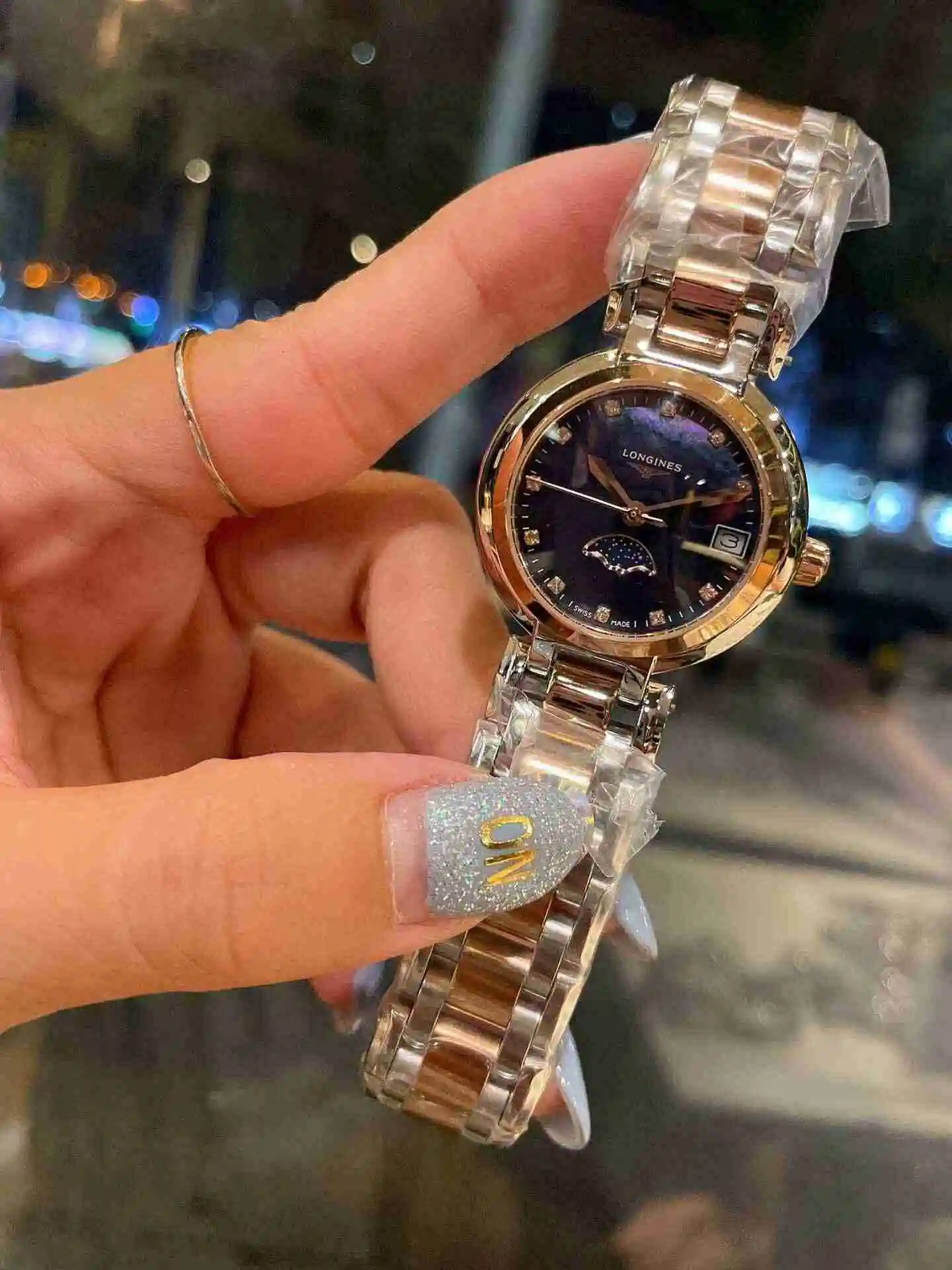 General Watches Longines Watch Women's Watch Paired with Original Fully Automatic Mechanical Movement Top Grade 316 Precision Steel Case with Mineral Super Strong Mirror Diameter 30mm KK02650 1 view 6