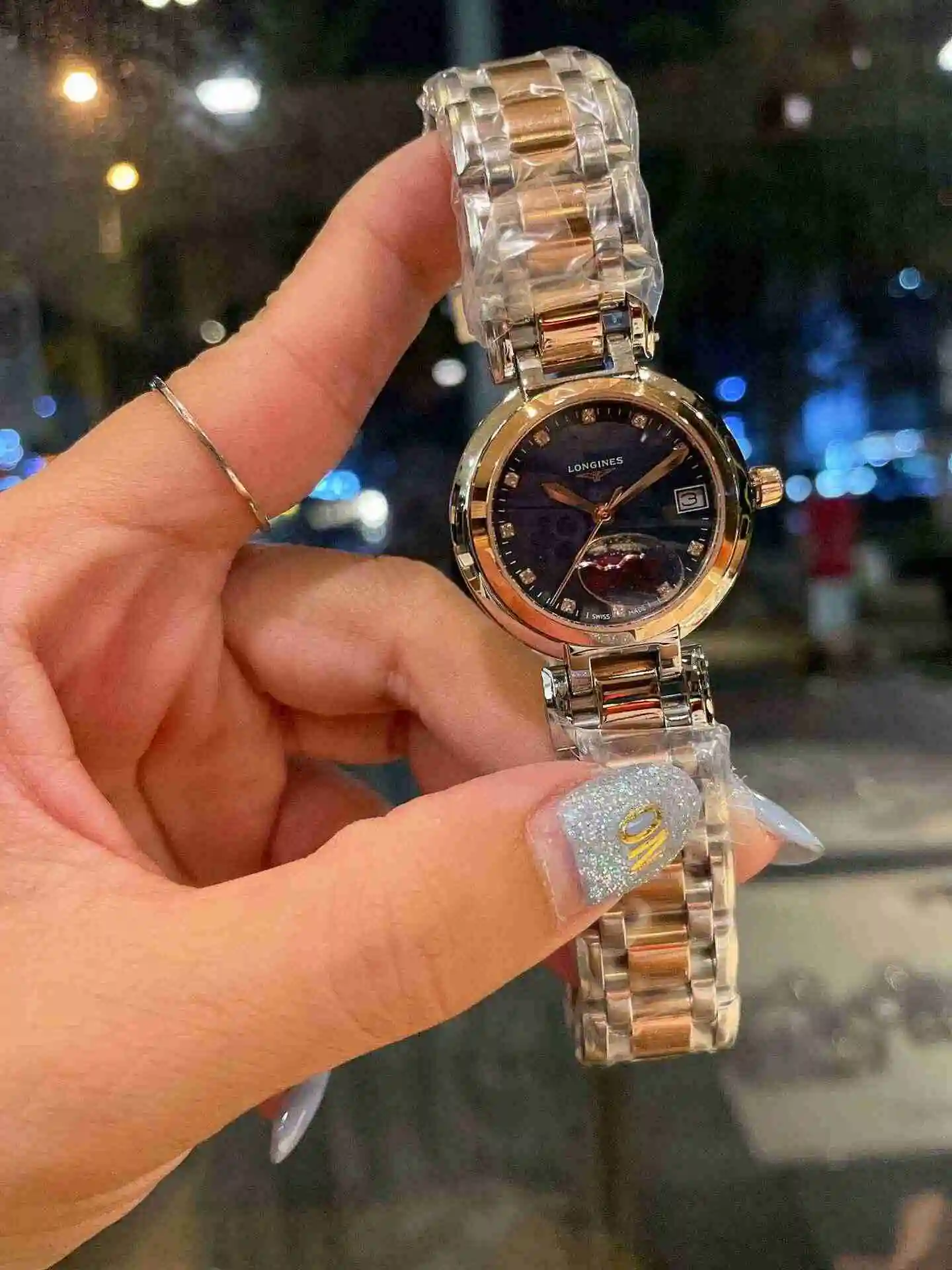 General Watches Longines Watch Women's Watch Paired with Original Fully Automatic Mechanical Movement Top Grade 316 Precision Steel Case with Mineral Super Strong Mirror Diameter 30mm KK02650 1 view 7
