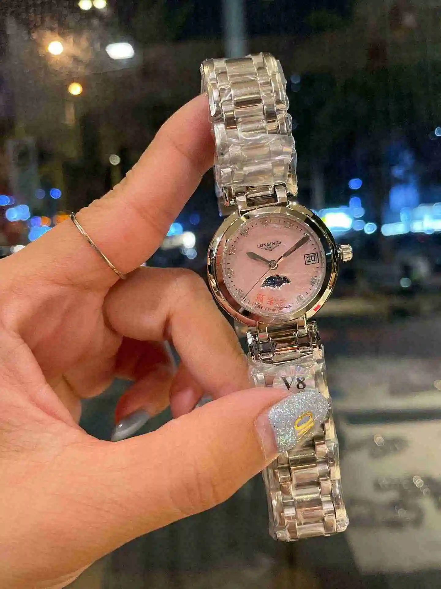 General Watches Longines Watch Women's Watch Paired with Original Fully Automatic Mechanical Movement Top Grade 316 Precision Steel Case with Mineral Super Strong Mirror Diameter 30mm KK02650 1 view 9