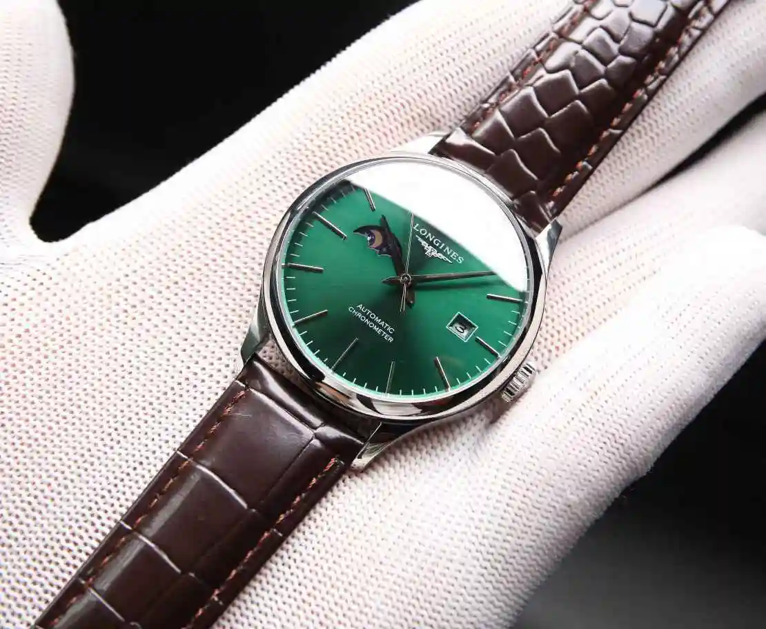 General Watches Longines Watch Men's Watch Paired with Original Fully Automatic Mechanical Movement Top Grade 316 Precision Steel Case with Mineral Super Strong Mirror Diameter 40mm kk06550 1 view 8