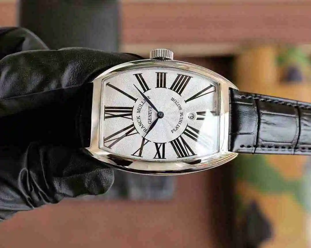 General Watches Franck Muller Frank Watch Men's Watch Paired with Original Fully Automatic Mechanical Movement Top Grade 316 Precision Steel Case with Mineral Super Strong Mirror Diameter 554213mm KK04850 2 view 7