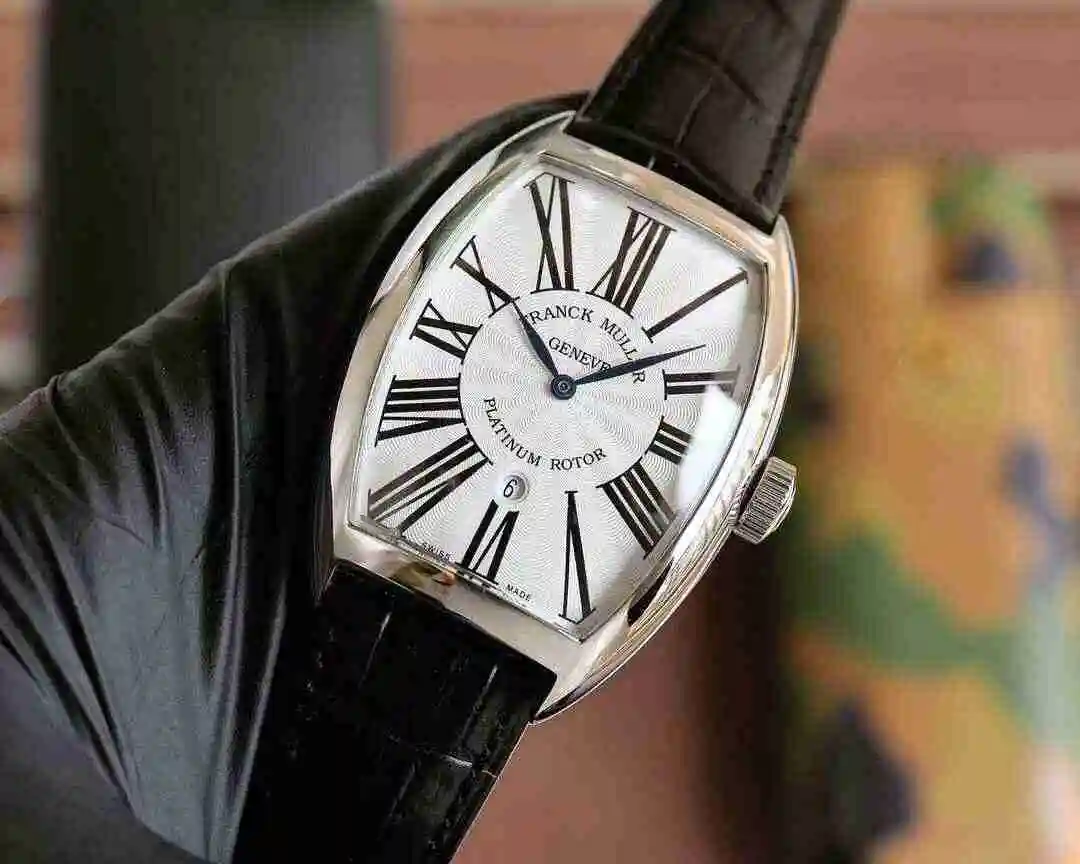 General Watches Franck Muller Frank Watch Men's Watch Paired with Original Fully Automatic Mechanical Movement Top Grade 316 Precision Steel Case with Mineral Super Strong Mirror Diameter 554213mm KK04850 2 view 8