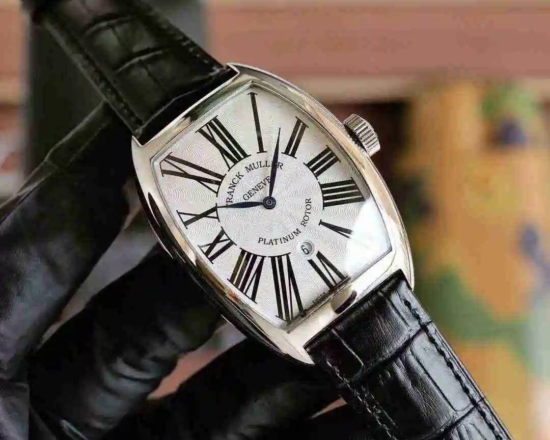 General Watches Franck Muller Frank Watch Men's Watch Paired with Original Fully Automatic Mechanical Movement Top Grade 316 Precision Steel Case with Mineral Super Strong Mirror Diameter 554213mm KK04850 2 view 9
