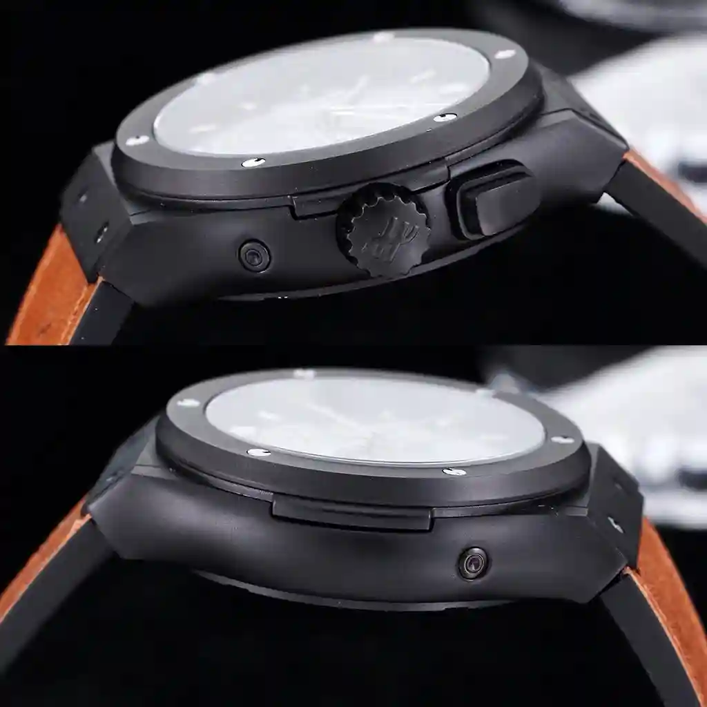 General Watches Hublot watch men's watch with original fully automatic mechanical movement top 316 stainless steel case strap mineral super mirror diameter 45mm KK06250 1 view 5