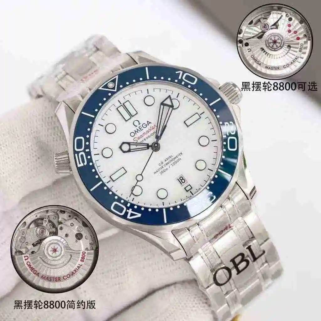 General Watches Omega Watch Men's Watch Paired with Original Fully Automatic Mechanical Movement Top Grade 316 Precision Steel Case with Mineral Super Strong Mirror Diameter 42mm kk09800 1 view 8
