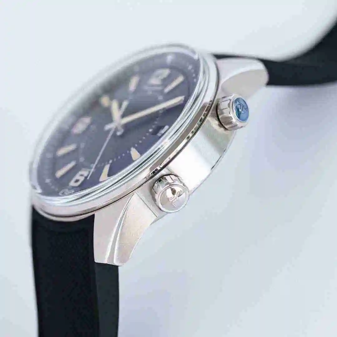 General Watches Jaeger-LeCoultre Jijia Watch Men's Watch Paired with Original Fully Automatic Mechanical Movement Top Grade 316 Precision Steel Case with Mineral Super Strong Mirror Diameter 43mm kk view 5